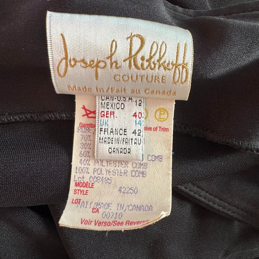 Vintage JOSEPH RIBKOFF Party Dress - Size 12 - Picture 15 of 16